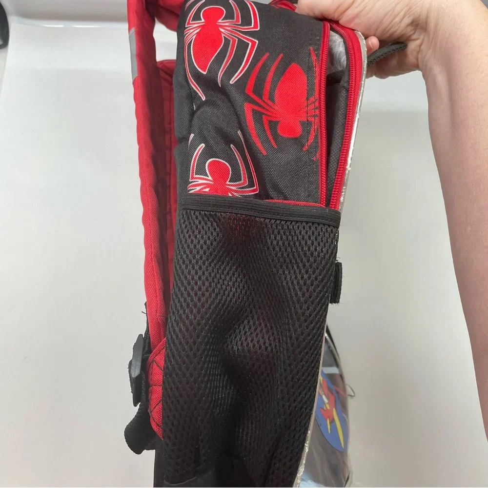 Red and Black Kids Spiderman Graphic Backpack Back To School‎